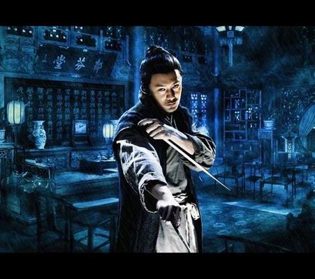 余文乐在在电影《剑雨》中的造型玩家角色"男舞乐师"3d算图黑石首领
